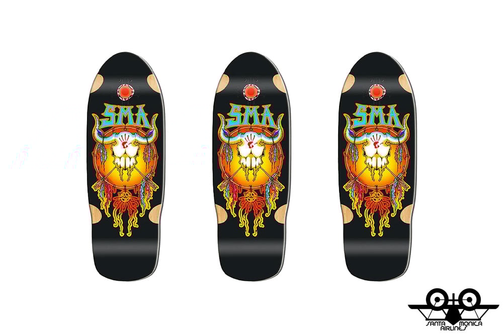 SANTA MONICA AIRLINES DREAM CATCHER BLACK FORMIC 10.125inch